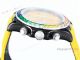 Japan Grade Copy Rolex Daytona Quartz 43 Rainbow with Yellow Dial Watch (5)_th.jpg